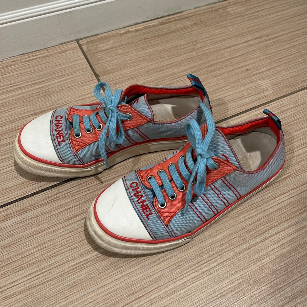 Vintage Chanel Sneakers - part of collection w/bag